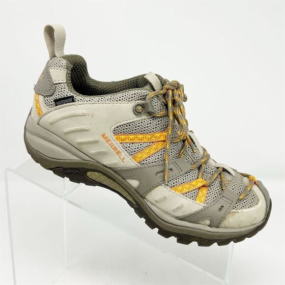 Merrell Women's Siren Sport 2 Light Gray Waterproof Hiking Shoes Size 6 - Picture 1 of 14